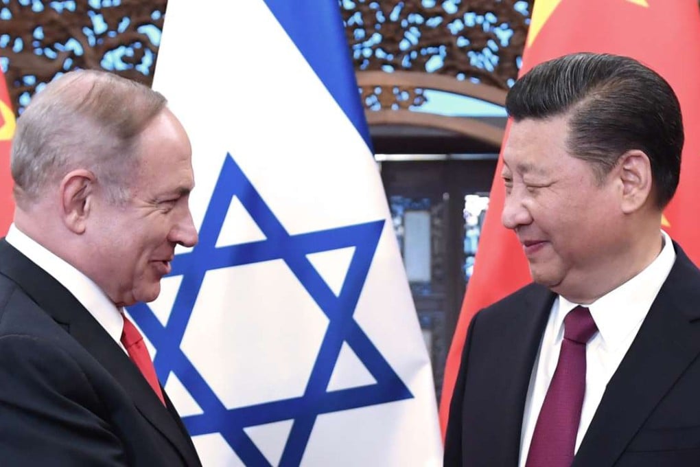 Israeli Prime Minister Benjamin Netanyahu pictured with China’s President Xi Jinping. Photo: Xinhua
