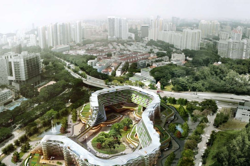 Singapore-based Spark Architects' Home Farm concept for a retirement community is based around an urban farm. Photo: Spark Architects