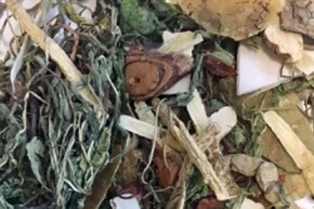 A herbal tea mixture that was found to contain toxic aconite. Photo: San Francisco Police Department