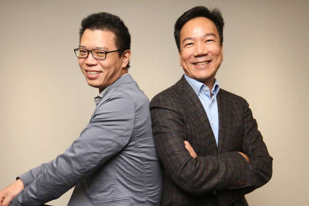 Kingsoft’s newly appointed chief executive Zou Tao (left) and executive director and CFO Ng Yuk Keung. Photo: Xiaomei Chen