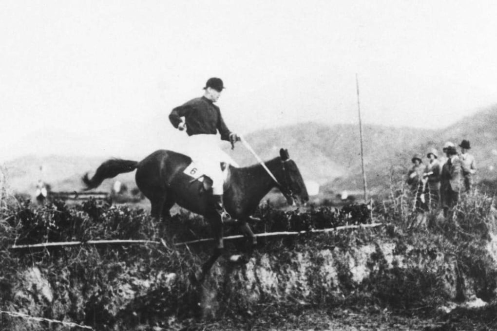 Horse riding in 1930.