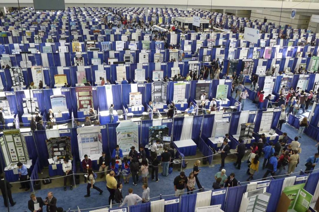 This year’s annual Intel International Science and Engineering Fair in Los Angeles will have more than 1,700 finalists from high schools in 80 countries. Photo: Intel ISEF