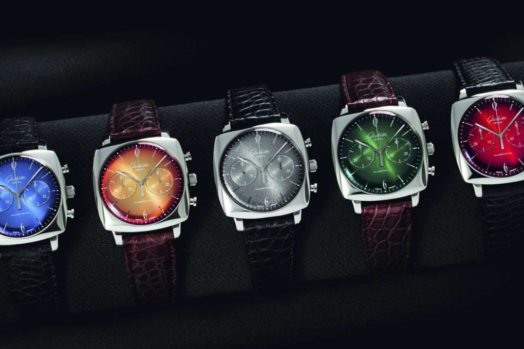 The Glashütte Original Sixties Iconic Square Collection.