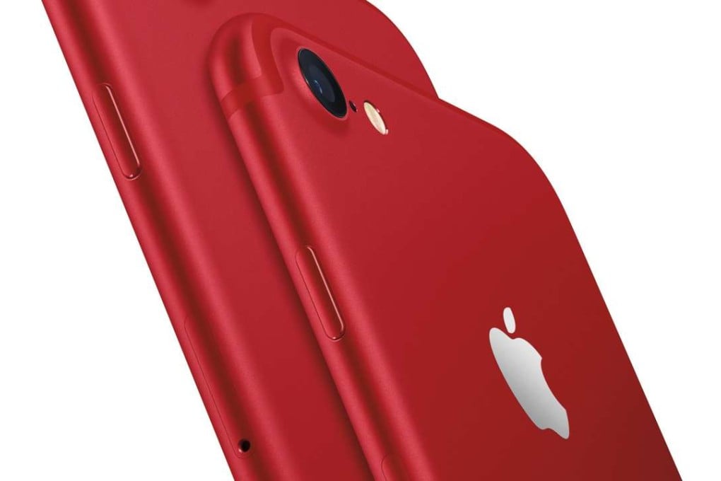 Apple’s new red iPhone 7 and iPhone 7 Plus models go on sale this weekend. Photo: Photo: SCMP Handout
