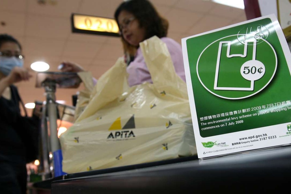 The plastic bag levy proved that financial disincentives can work. Photo: Jonathan Wong