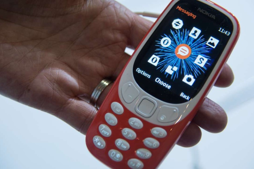 The new-look Nokia 3310. Photo: AFP