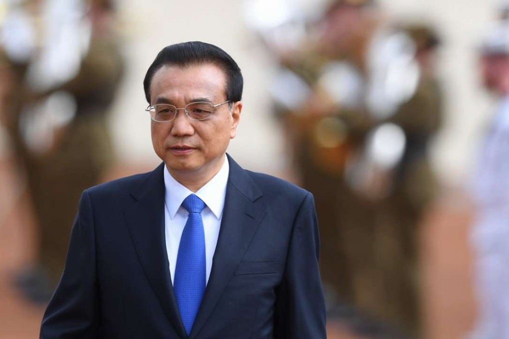 Premier Li Keqiang’s comments on the South China Sea were made during his visit to Australia this week. Photo: EPA
