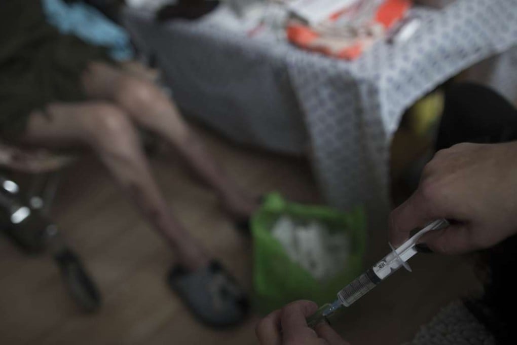 The number of known drug users in China rose 6.8 per cent to 2.505 million last year, with more than 60 per cent consuming synthetic drugs, according to the government. Photo: AFP