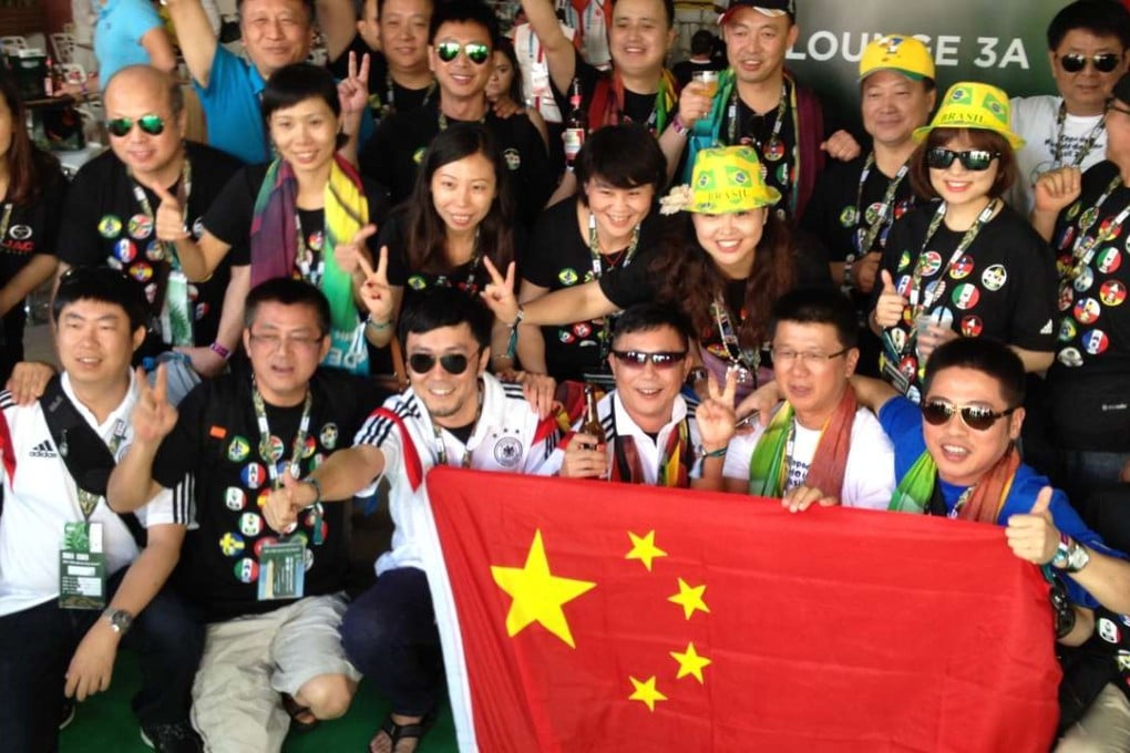 China fans at the 2014 World Cup in Brazil. Photo: Shankai Sports