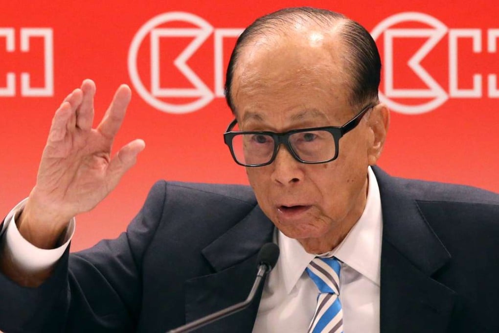 Tycoon Li Ka-shing dropped a heavy hint he would back Carrie Lam in Sunday’s chief executive election. Photo: K. Y. Cheng