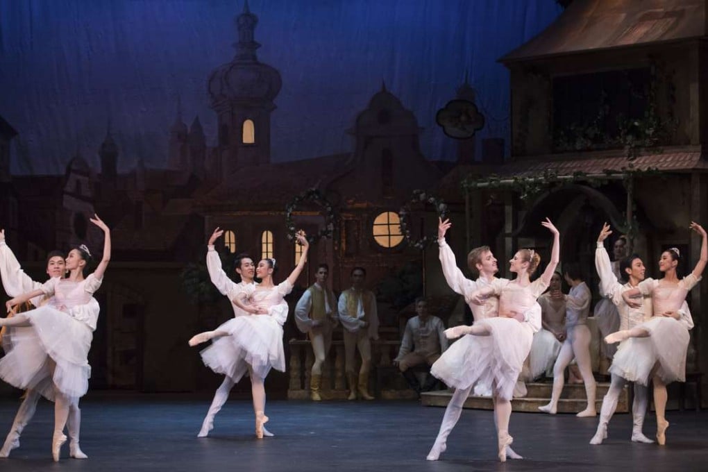A scene from the Hong Kong Ballet production of Coppélia choreographed by Ronald Hynd. Photo: Conrad Dy-Liacco / Hong Kong Ballet Dancers