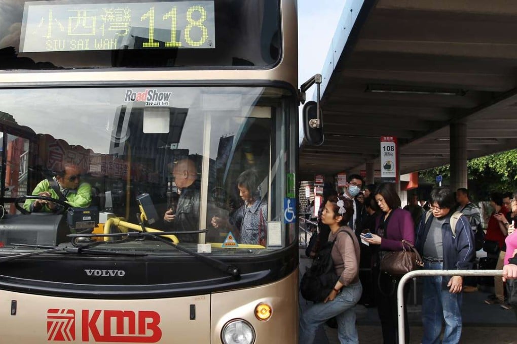 The Kowloon Motor Bus Company operates 3,916 buses on 384 routes3,916 buses as of the end of last year. Photo: Sam Tsang