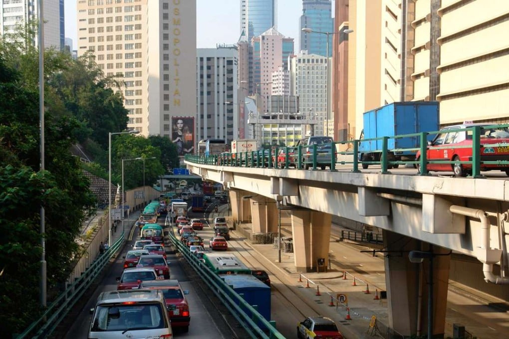 Hiong Kong’s traffic jams test the patience of drivers and residents affected by the noise. Photo: Alamy