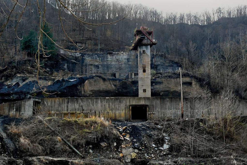 A former coal mine operation sits idle near Hazard, Kentucky. The people of rural Kentucky are hopeful that Donald Trump will help bring coal jobs back to the area. Photo: Washington Post