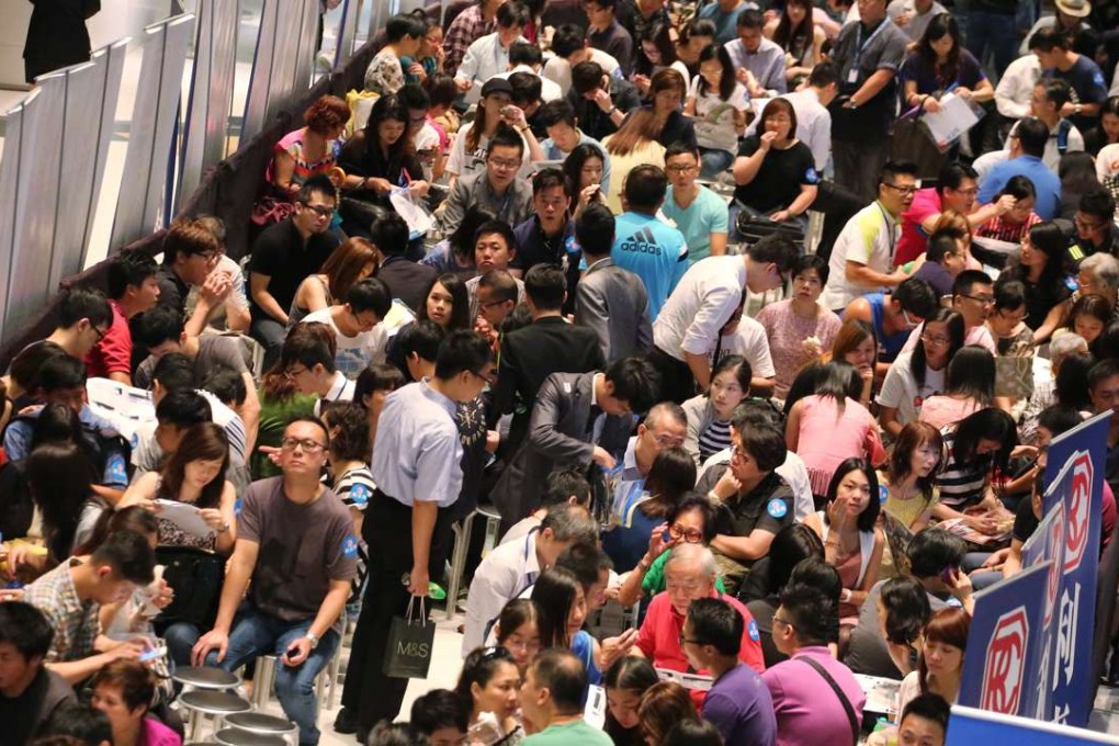 Potential buyers must think carefully when a property development is up for sale, if they are considering buying tiny flats. Photo: Felix Wong