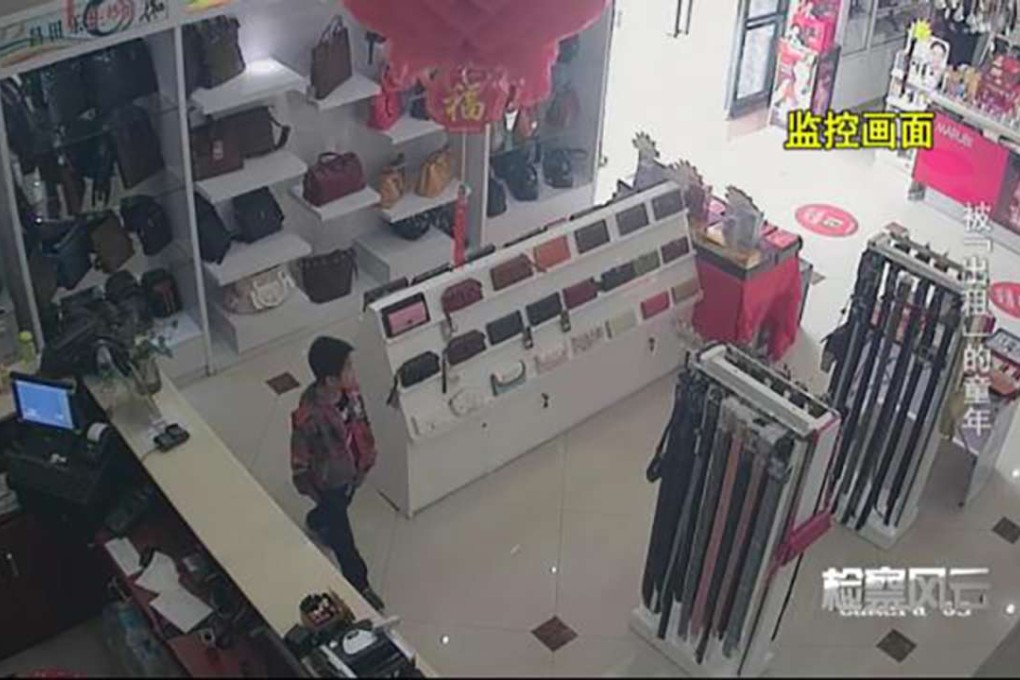 Cases of children being trained to steal have become common on the Chinese mainland. Photo: Handout