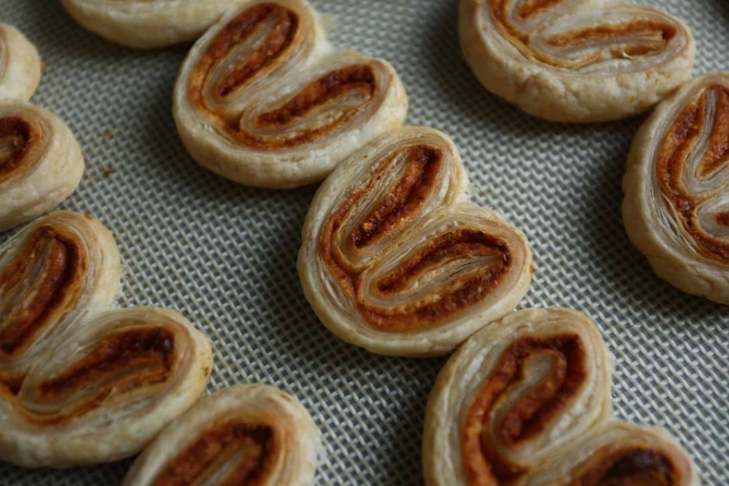 Parmesan-paprika palmiers. Photography: Jonathan Wong. Stylist: Nellie Ming Lee