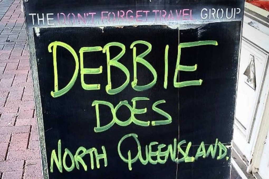 Despite the threat of disaster and chaos, some Australians took to social media to joke about the name Debbie, riffing on a 1978 pornographic film Debbie Does Dallas. Photo: Instagram