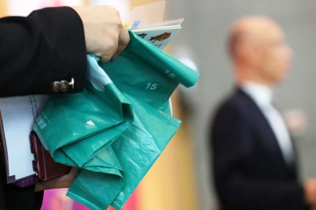 Hong Kong Secretary for the Environment Wong Kam-sing briefs the media on the proposal for a waste charging scheme in the city. Our neighbouring cities such as Taipei and Seoul are already ahead of us, having reduced their waste disposal by over 30 per cent with similar legislation. Photo: Nora Tam