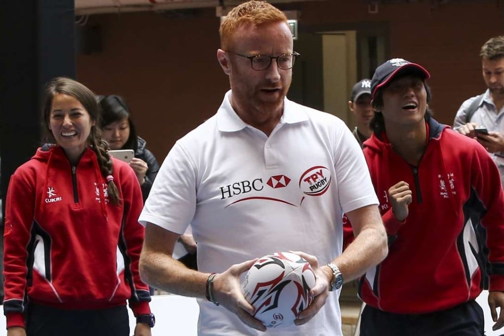 Ex-Fiji coach Ben Ryan at the recent launch of the HSBC Try Rugby programme in Hong Kong. Photo: Jonathan Wong