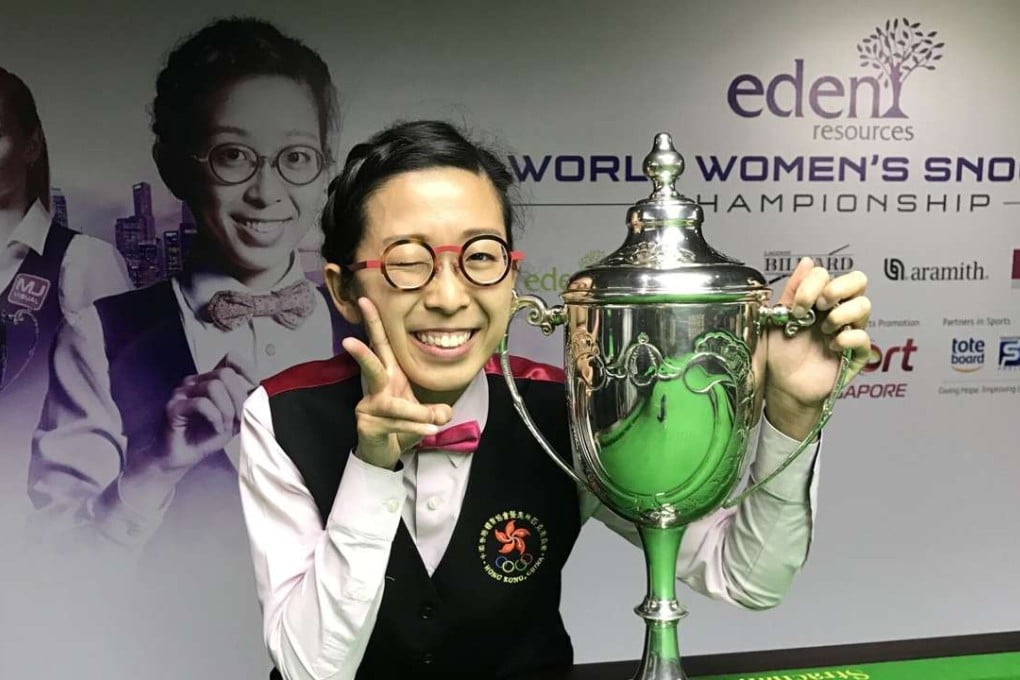 Hong Kong’s snooker star Ng On-yee.　Photo:　ActionHouse International