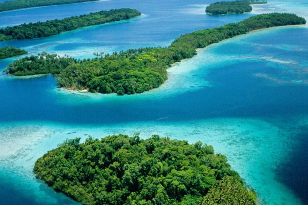Islands fringed with coral reefs in New Georgia, in the Western Province of the Solomon Islands. Pictures: Julian Ryall; AFP; Alamy