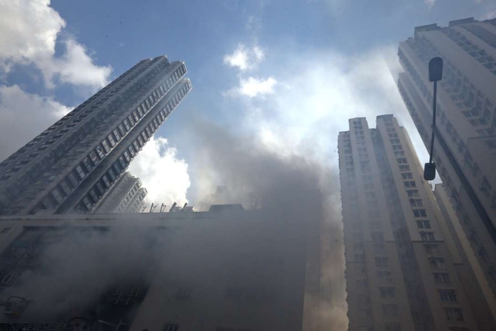 The fourth-alarm blaze in Ngau Tau Kok last year sparked calls for fire safety enforcement in industrial blocks. Photo: Felix Wong