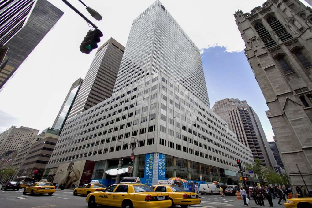 Traffic passes outside 666 Fifth Avenue in New York in this file photo from April 2010. Photo: Bloomberg