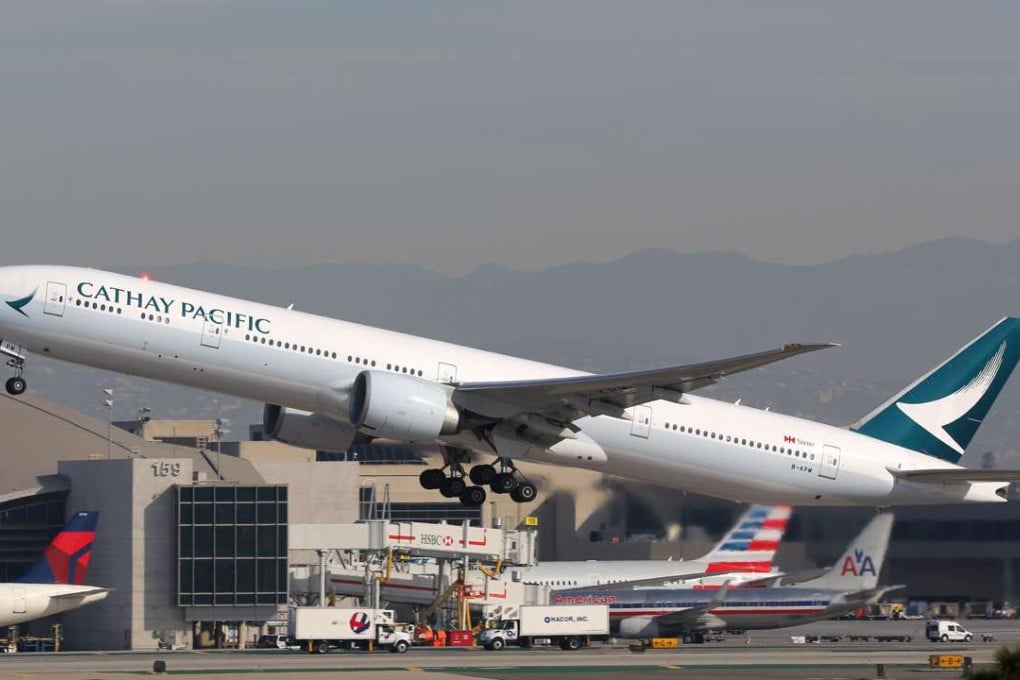 Cathay Pacific passengers will sit 10 to a row under the new arrangement instead of nine. Photo: Shutterstock