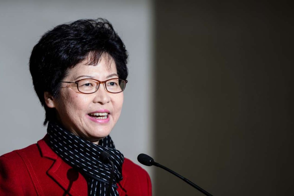 Hong Kong's chief executive-elect Carrie Lam. Photo: AFP