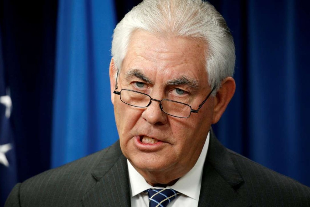 US Secretary of State Rex Tillerson. Photo: Reuters