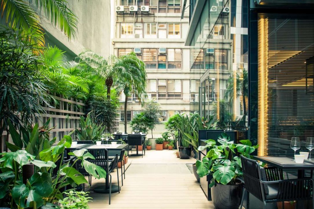 Arcane’s garden terrace