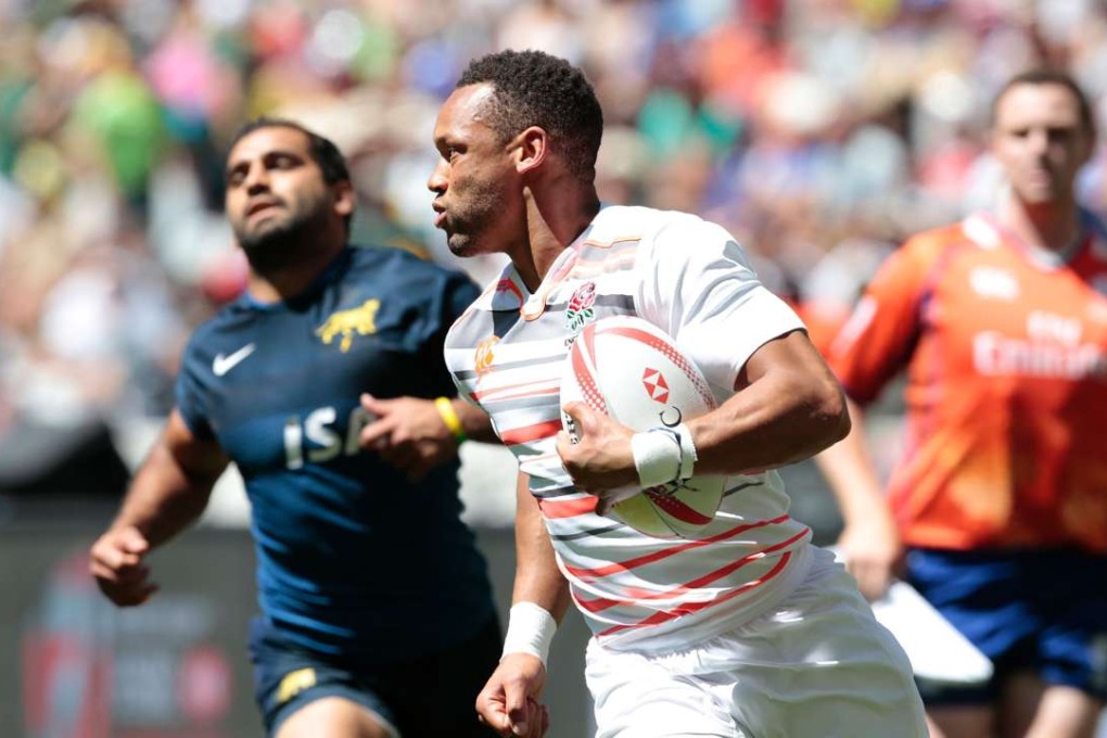 Dan Norton is the leading try scorer on the World Rugby Sevens Series this season. Photo: AFP