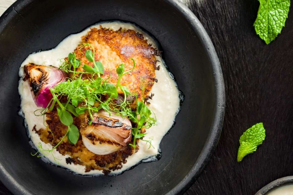 Gaucho’s spiced chick pea patties on executive lunch menu