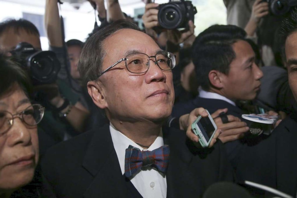 Donald Tsang, pictured with wife Selina Tsang Pou Siu-mei, is serving his sentence with meek compliance and in the silence of prayers. Photo: Sam Tsang