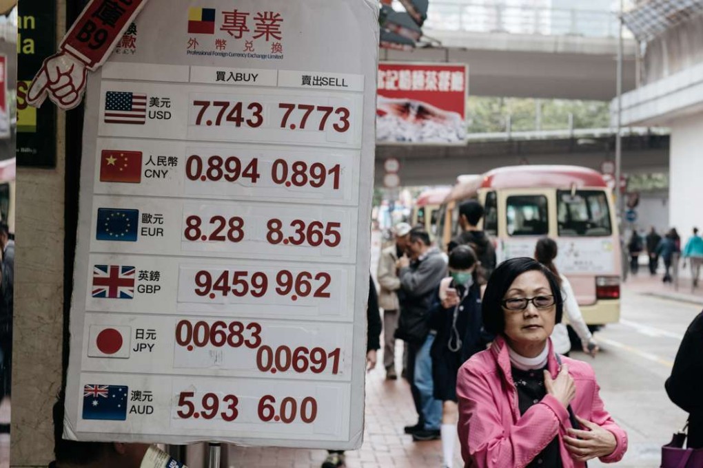 Global foreign exchange reserves held in yuan (RMB) reached 1.1 per cent of total reserves at the end of 2016, according to IMF data. Photo: Bloomberg