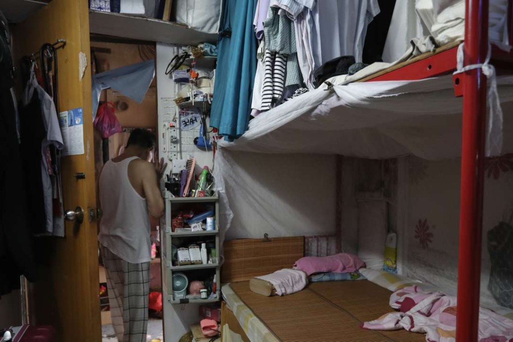 A subdivided flat in Hong Kong. Photo: Bruce Yan