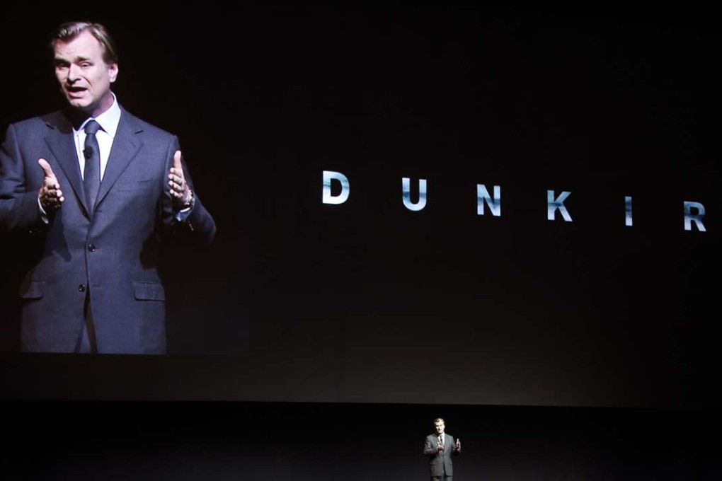 Christopher Nolan talks about his film Dunkirk at the recent CinemaCon 2017. Photo: Chris Pizzello/Invision/AP
