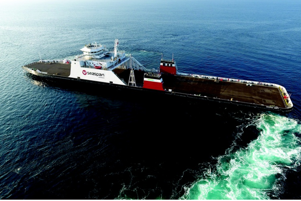 Seaspan Ferries recently took delivery of its second LNG-powered ferry. Photo: BIV