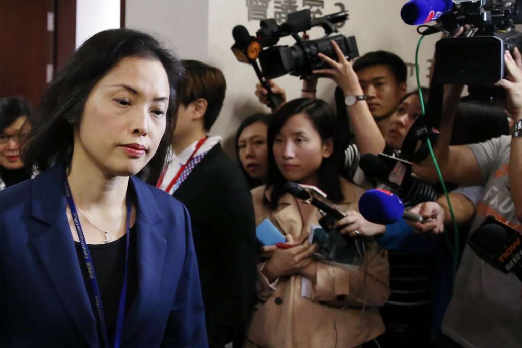 Permanent Secretary for Home Affairs Betty Fung announced increased spending for ‘One Belt, One Road’ sponsorship. Photo: Felix Wong