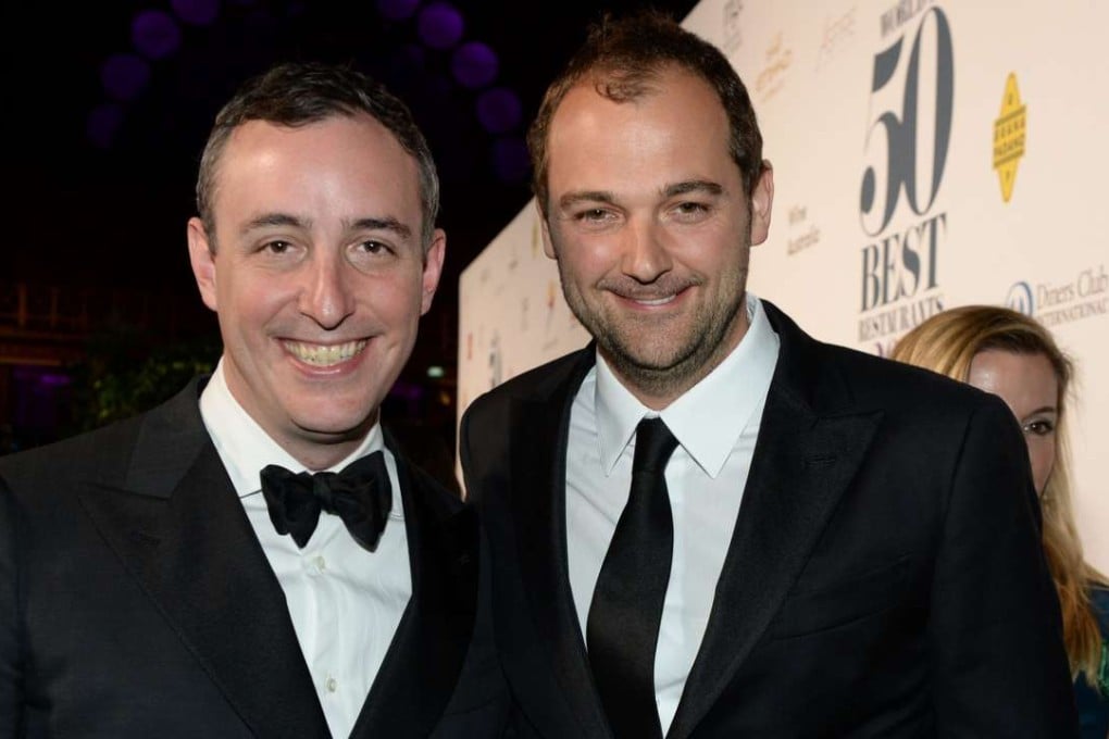 Will Gudara and Daniel Humm from Eleven Madison Park. Photo: AFP