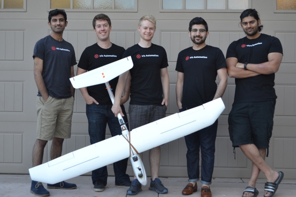 Iris Automation CEO Alex Harmsen (second from left) says drone regulations in Canada have become increasingly strict over the past two years. His Vancouver-founded startup has since moved its headquarters to San Francisco, although the company maintains an office in B.C.