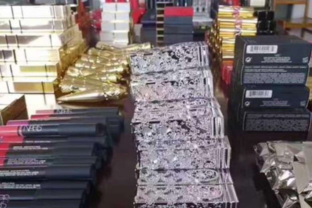 Some of the goods bought by the woman using stolen cash. Photo: Sohu.com