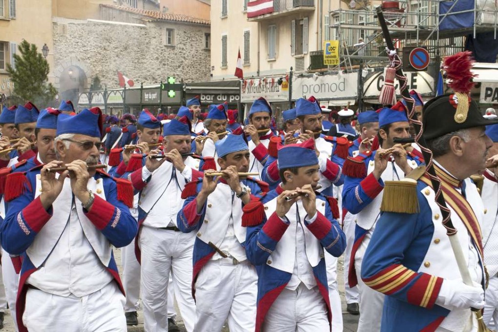A procession during the annual Fête de la Bravade in St Tropez, . Picture: Keith Mundy