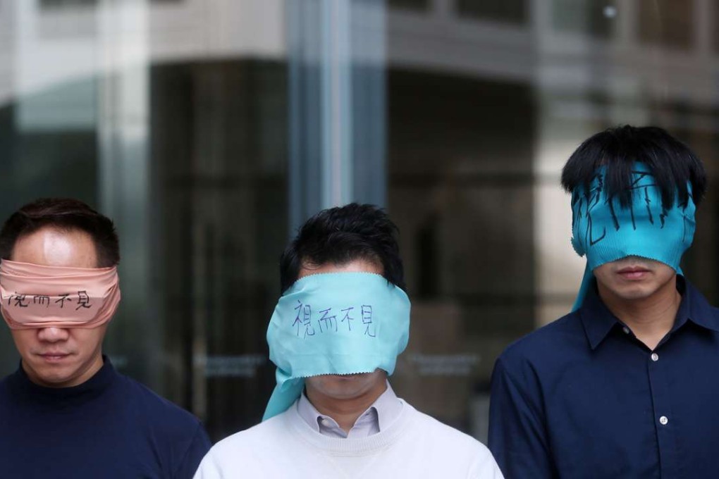 Activists from the Civil Alliance for Student Suicide Prevention want a government summit to discuss the problem. Photo: Sam Tsang