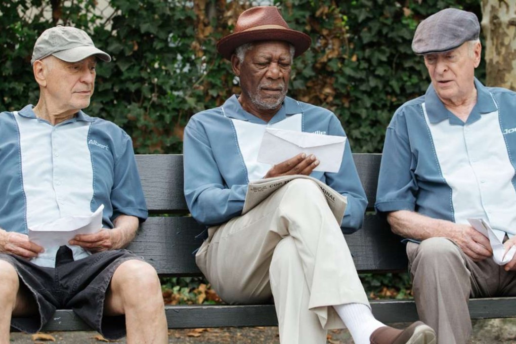 Alan Arkin, Morgan Freeman and Michael Caine in Going in Style. Photo: Warner Bros. Entertainment