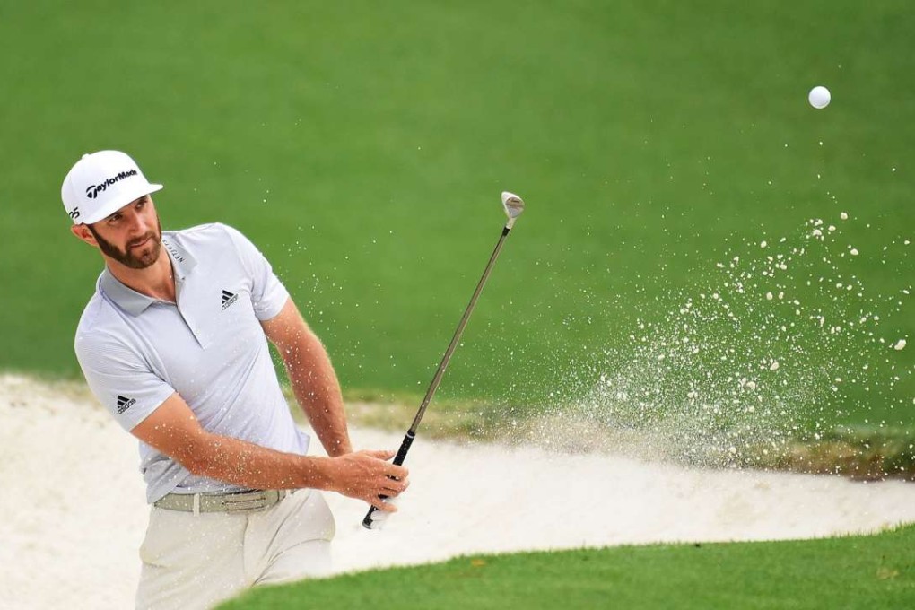 Dustin Johnson fell at his rental home and is a doubt for the Masters. Photo: AFP
