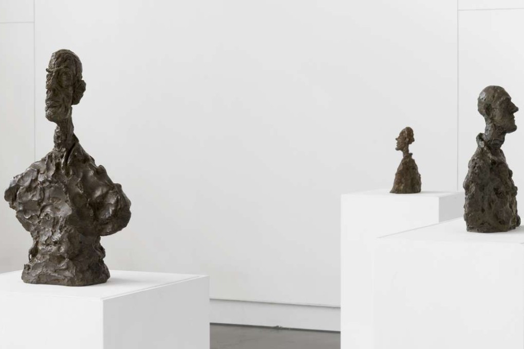 Exhibits in an Alberto Giacometti retrospective at the Yuz Museum last year.