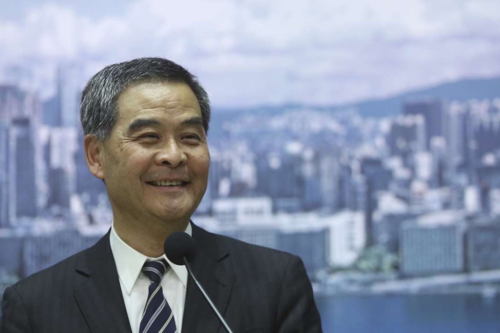 Leung Chun-ying will lead the tour of six mainland cities. Photo: Sam Tsang