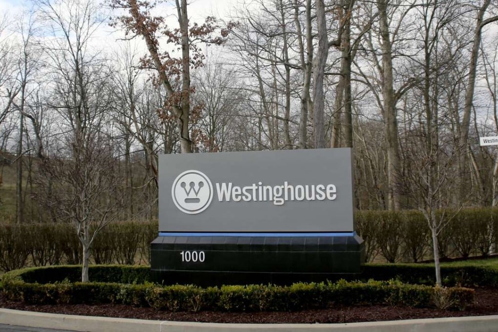A sign marks the entrance to Westinghouse's global sites and world headquarters in Cranberry, Pennsylvania. Japan's embattled Toshiba Corp. says its US nuclear unit Westinghouse Electric Co. has filed for bankruptcy protection, forcing Tokyo and Washington to consider steps so its technology does not fall into Chinese hands. Photo: AP